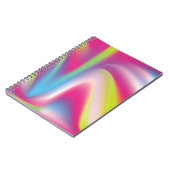 Verloop multicolored backgrondabstract, kunst, bc notitieboek (Linkerzijde)