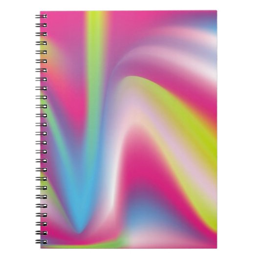 Verloop multicolored backgrondabstract, kunst, bc notitieboek (Voorkant)