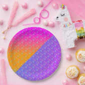 Verloop Neon en springen Dessert Party Papieren Bordje (Feest)