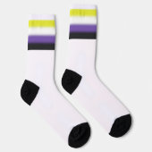 Verloop niet-binaire Pride-vlag Sokken (Rechts)
