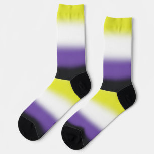 Verloop niet-binaire Pride-vlag Sokken