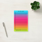 Verloop om lijst uit te voeren | Blauw naar roze n Post-it® Notes (Kantoor)