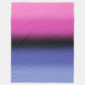 Verloop Omniseksuele Pride Vlag – Omniseksuele Vla Fleece Deken (Voorkant)