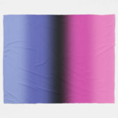 Verloop Omniseksuele Pride Vlag – Omniseksuele Vla Fleece Deken (Voorkant (Horizontaal))