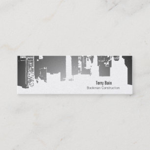 Verloop Ondersteboven Stadshorintaal Slank Mini Visitekaartje