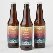 Verloop op zonneklep met foto's van Picado geïnspi Bier Etiket (Flessen)