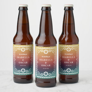 Verloop op zonneklep met foto's van Picado geïnspi Bier Etiket