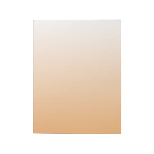 Verloop Oranje en Wit Notitieblok (Linkerzijde)