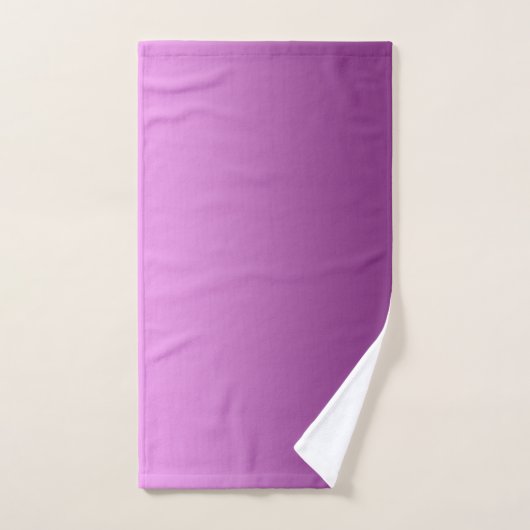Verloop Paars met aangepast monogram Bad Handdoek (Handdoek)
