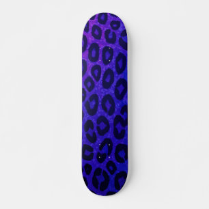 Verloop Paarse Luipaardprint Dierenpatroon Persoonlijk Skateboard