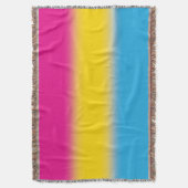 Verloop Panseksuele Pride Vlag – Kleurrijke Pan Vl Deken (Voorkant Verticaal)