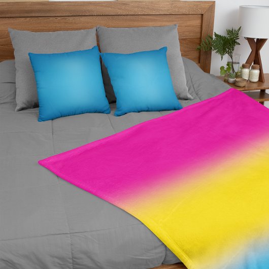 Verloop Panseksuele Pride Vlag – Kleurrijke Pan Vl Fleece Deken