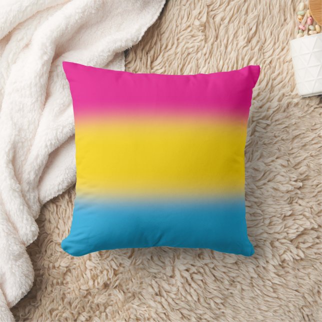Verloop Panseksuele Pride Vlag – Kleurrijke Pan Vl Kussen (Deken)