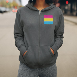 Verloop Pansexuele Pridevlag – Kleurrijke Pan-vlag Hoodie