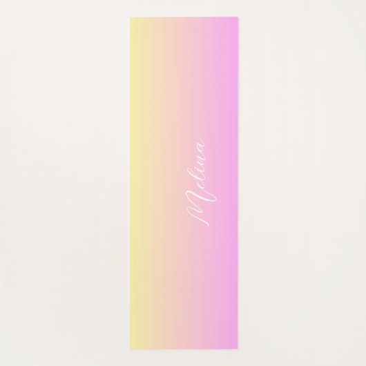 Verloop past naam aan yogamat (Achterkant)