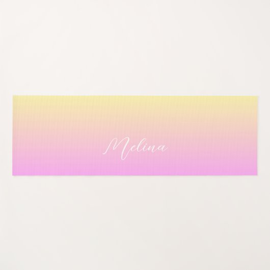 Verloop past naam aan yogamat (Voorkant (horizontaal))