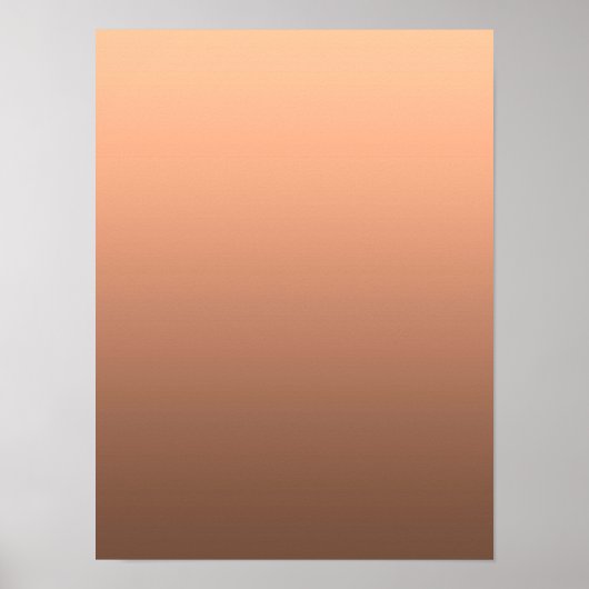 Verloop Perzik - diep naar licht | Seizoensgebonde Poster (Voorkant)