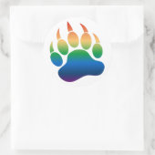 Verloop Regenboog Beerpoot / Klauw - Sticker (Tas)