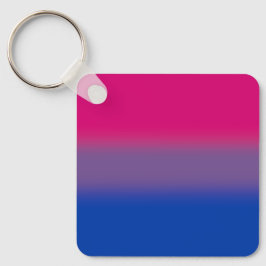 Verloop Regenboog Biseksuele Pride Vlag – Kleurrij Sleutelhanger
