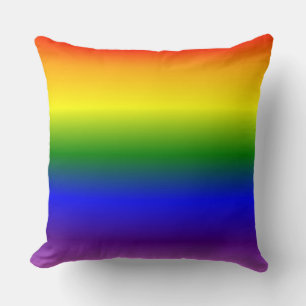 Verloop Regenboog Kleuren Patroon Kussen