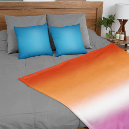 Verloop Regenboog Lesbische Pride Vlag – Lesbische Fleece Deken