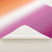 Verloop Regenboog Lesbische Pride Vlag – Lesbische Sherpa Deken (3/4)