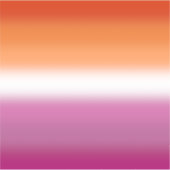 Verloop Regenboog Lesbische Pride Vlag – Lesbische Sticker (Voorkant)