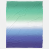 Verloop Regenboog MLM Pride Vlag – Kleurrijke MLM Fleece Deken (Voorkant)
