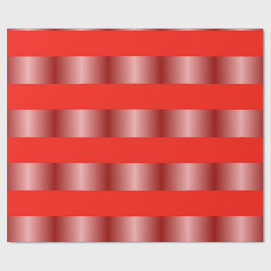 Verloop rode strepenpatroon cadeaupapier (Vlak)