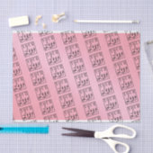 Verloop Roze Aangepaste Logo Tissuepapier (Craft)