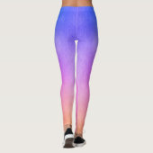 Verloop Roze Paarse en Blauwe Dreamy tinten Leggings (Achterkant)