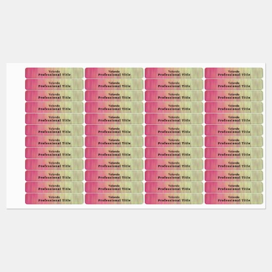 Verloop roze werknemer labels (Vel)
