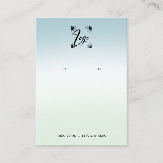 Verloop Toevoegen Logo Oorspronkelijk beeldscherm Visitekaartje (Voorkant)