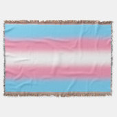 Verloop Transgender Pride Vlag - Trans Vlag Deken (Voorkant)
