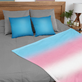Verloop Transgender Pride Vlag - Trans Vlag Fleece Deken