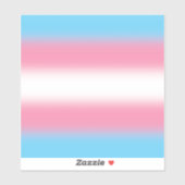 Verloop Transgender Pride Vlag - Trans Vlag Sticker (Vel)