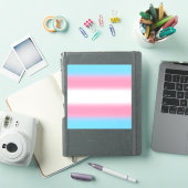 Verloop Transgender Pride Vlag - Trans Vlag Sticker (iPad Cover)