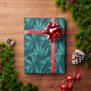 Verloop tropische bladeren cadeaupapier