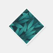 Verloop tropische bladeren servet (Hoek)