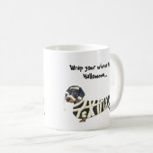 Verloop uw Wiener | Halloween Dachshund Koffiemok (Voorkant rechts)