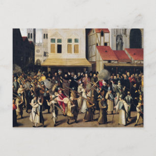 Verloop van de Heilige Liga in 1590 Briefkaart