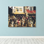 Verloop van de Heilige Liga in 1590 Canvas Afdruk (Insitu (Houten vloer))