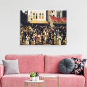 Verloop van de Heilige Liga in 1590 Canvas Afdruk (Insitu (Woonkamer))