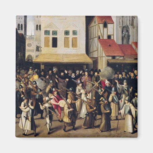 Verloop van de Heilige Liga in 1590 Magneet (Voorkant)