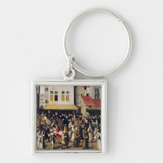 Verloop van de Heilige Liga in 1590 Sleutelhanger (Voorkant)