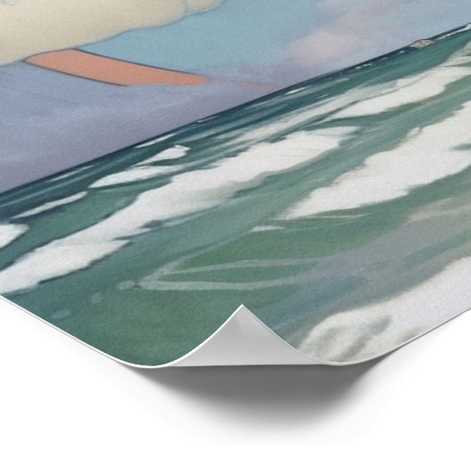 Verloop van de lente poster (Hoek)