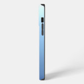 Verloop van luchtblauw iPhone hoesje (Linkerkant)