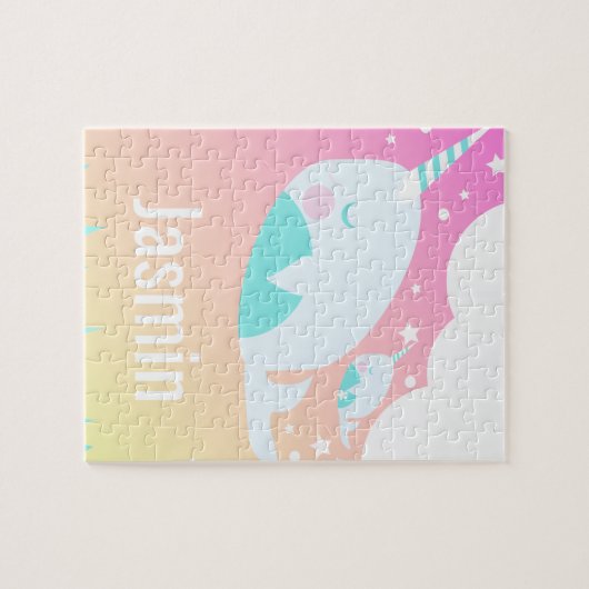 Verloop van regenbooggradiënt Magische Kinderen Legpuzzel (Horizontaal)