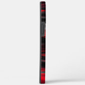 Verloop van rood naar zwart fund vormende abstract Case-Mate iPhone case (Achterkant / Rechts)