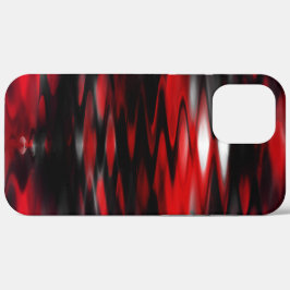 Verloop van rood naar zwart fund vormende abstract Case-Mate iPhone case